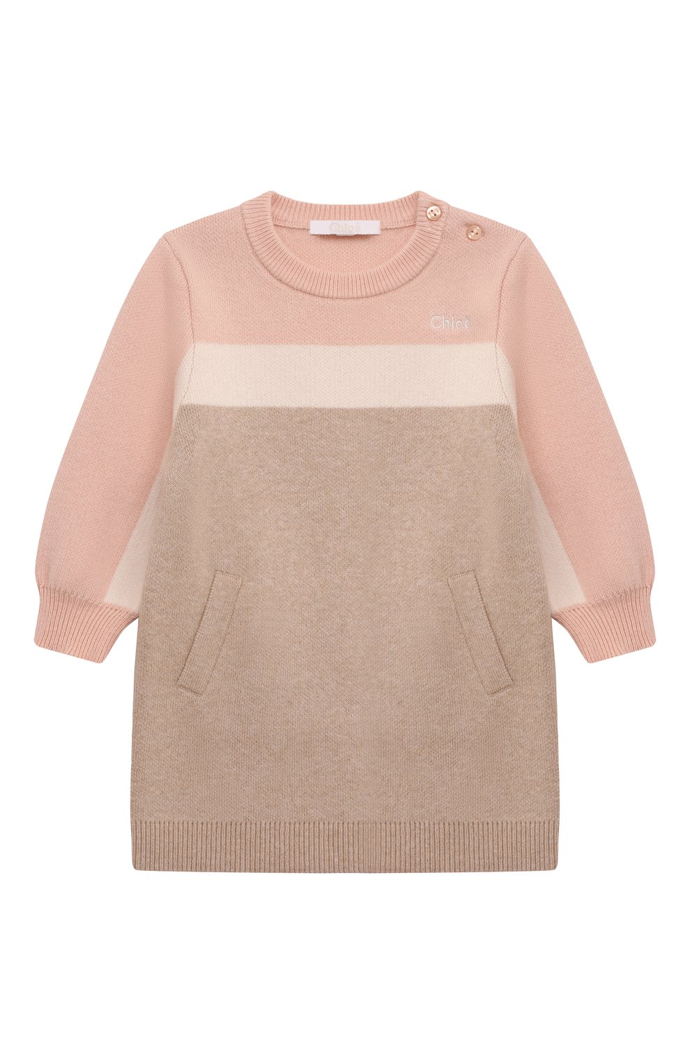 Платье из хлопка и шерсти CHLOÉ, арт. C20312, фото 1