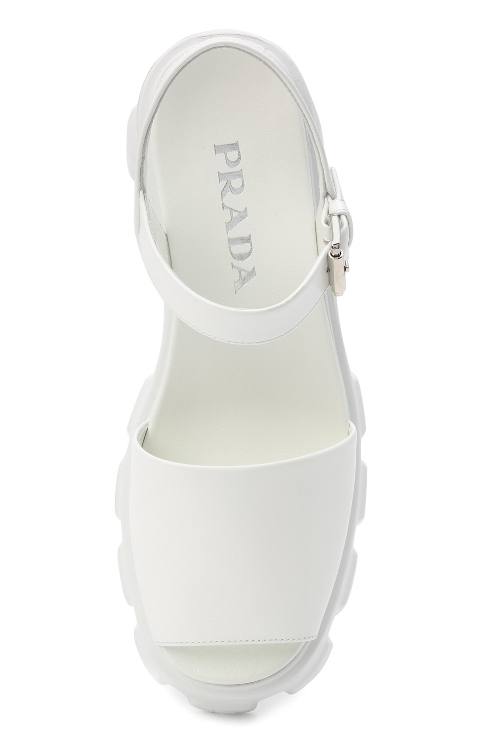 Кожаные сандалии monolith PRADA, арт. 1X526M-055-F0009-D055, фото 6