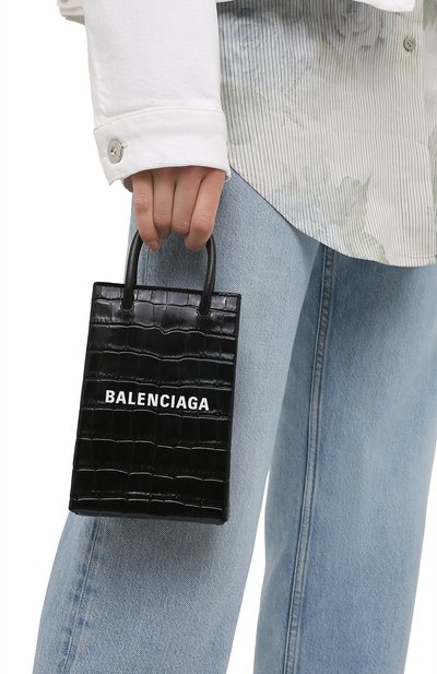 Кожаный чехол для iphone BALENCIAGA, арт. 593826/1U61N, фото 2
