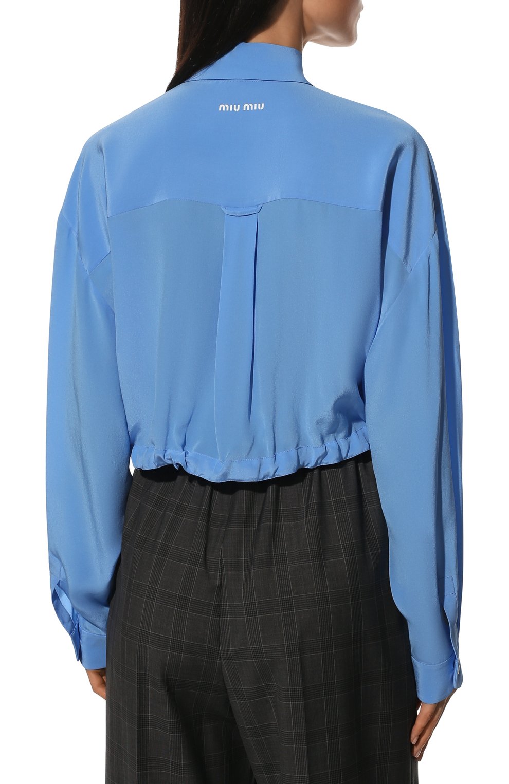 Шелковая блузка MIU MIU, арт. MK1629-102-F0237, фото 4