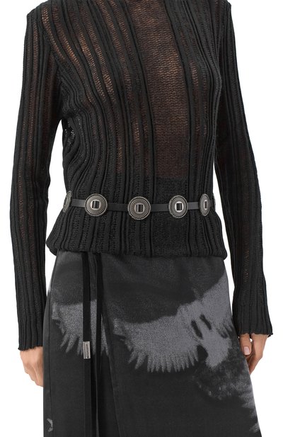 Кожаный пояс ANN DEMEULEMEESTER, арт. B0013417/LT161, фото 2