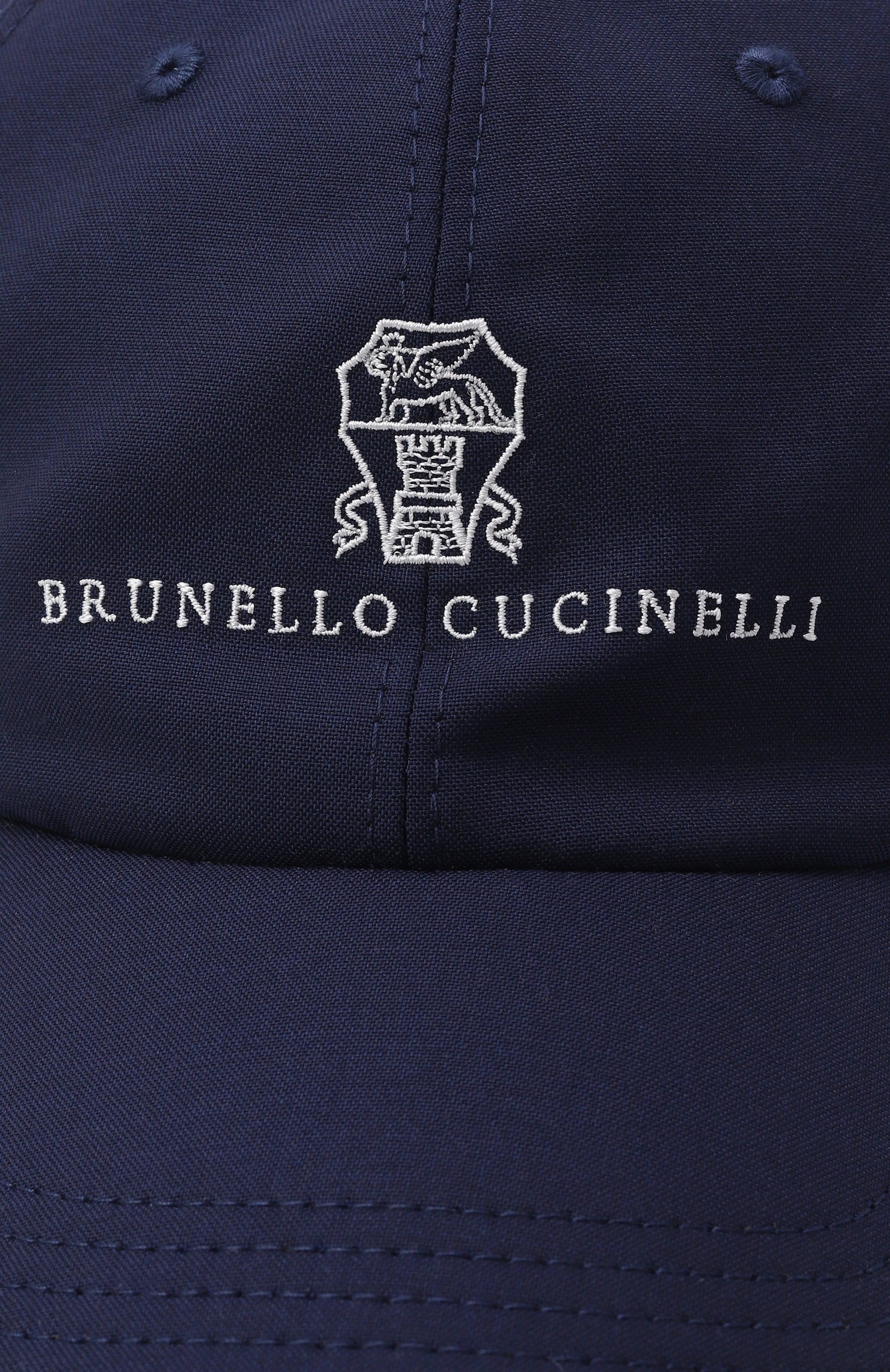 Шерстяная бейсболка BRUNELLO CUCINELLI темно-синего цвета по цене 57100 руб., арт. M032P9850, фото 3 Шерстяная бейсболка BRUNELLO CUCINELLI, арт. M032P9850, фото 3