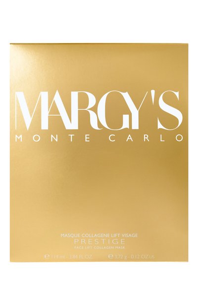 Коллагеновая лифтинг-маска prestige (3шт.) MARGY’S MONTE CARLO, арт. 3760107910103