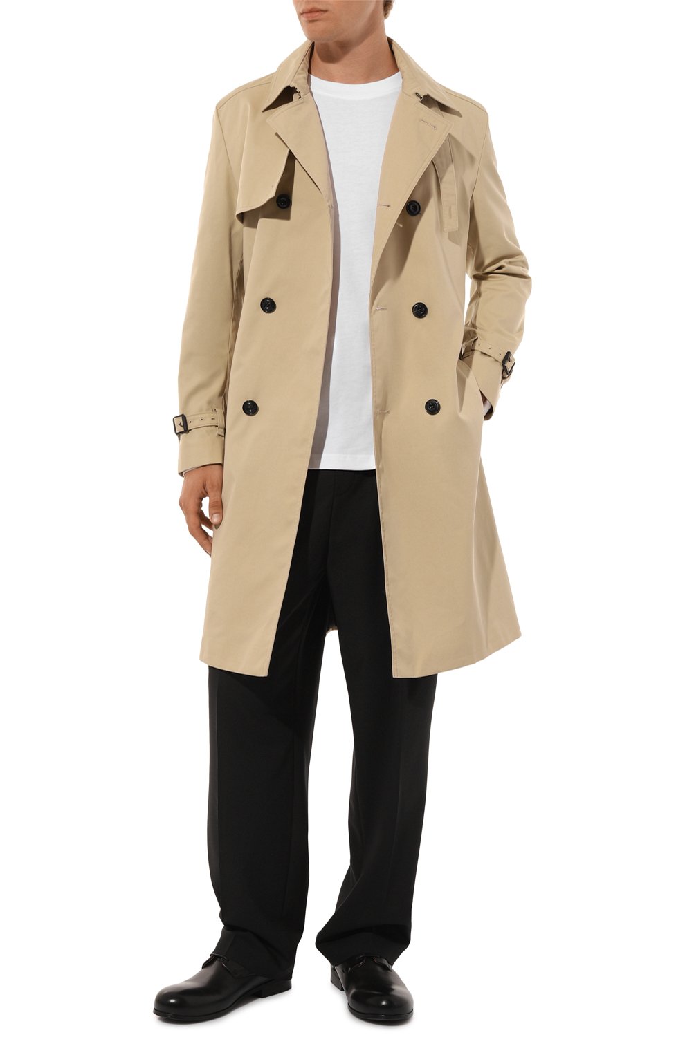 Тренч HUGO бежевого цвета по цене 52500 руб., арт. 50507736, фото 2 Тренч HUGO, арт. 50507736, фото 2