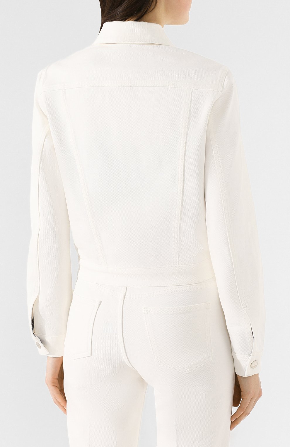 Джинсовая куртка STELLA MCCARTNEY белого цвета по цене 62950 руб., арт. 600260/SNH92, фото 4 Джинсовая куртка STELLA MCCARTNEY, арт. 600260/SNH92, фото 4