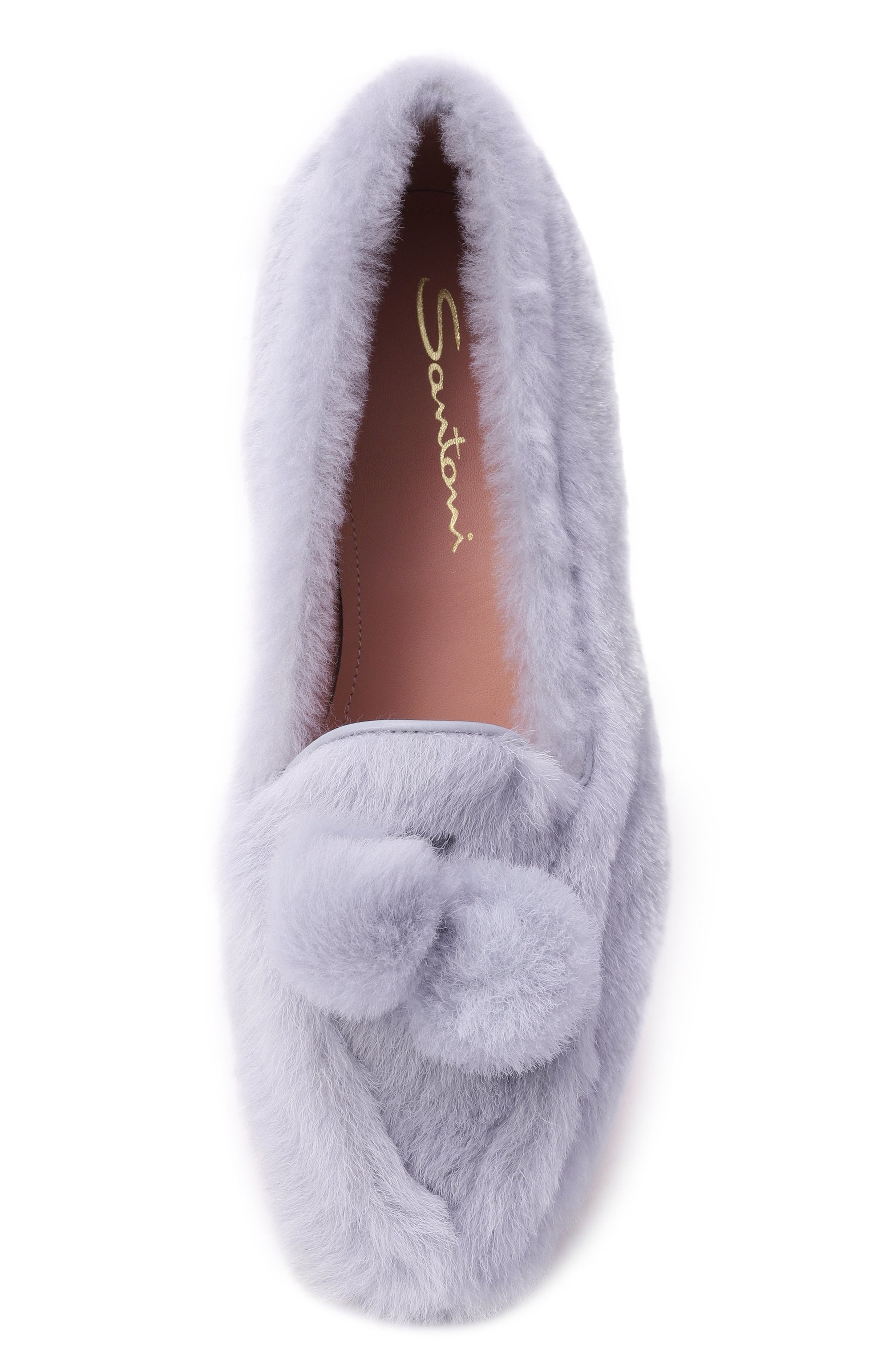 Лоферы из овчины SANTONI, арт. WUAG71062PA1N0FK, фото 6