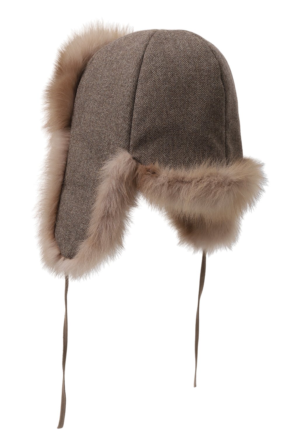 Шапка-ушанка дарья из меха куницы и кашемира FURLAND, арт. 0194831410001200002, фото 2