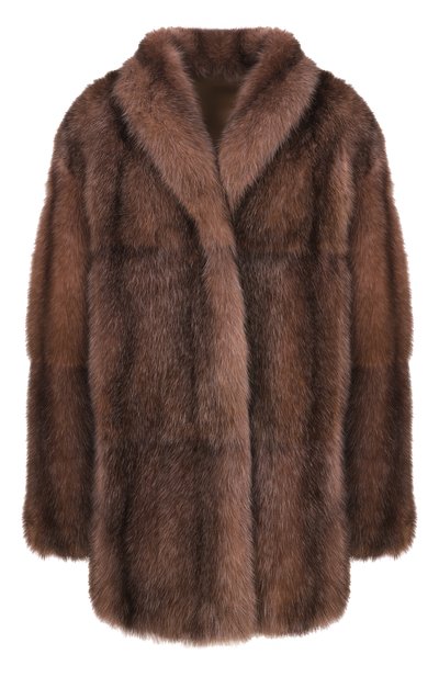 Женская шуба из соболя MVST, арт. M001A/SABLE WILD SILVER 4-5