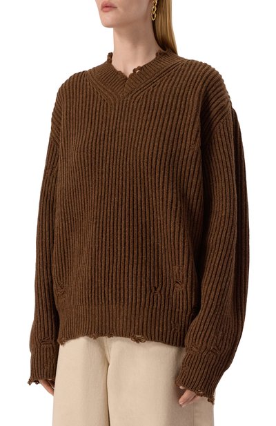 Шерстяной свитер MM6, арт. S52HN0011/M13138, фото 3