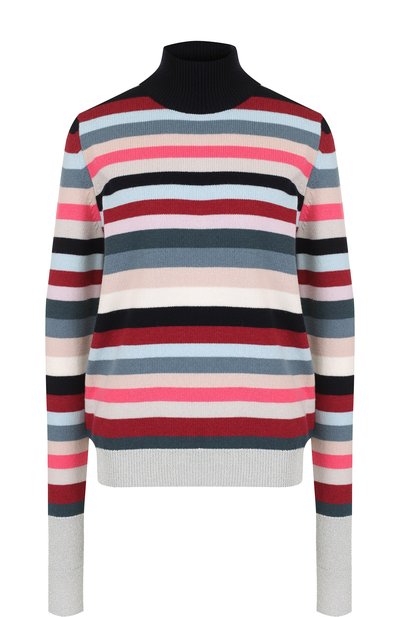 Шерстяной свитер в полоску с высоким воротником MRZ, арт. FW17-0700, фото 1