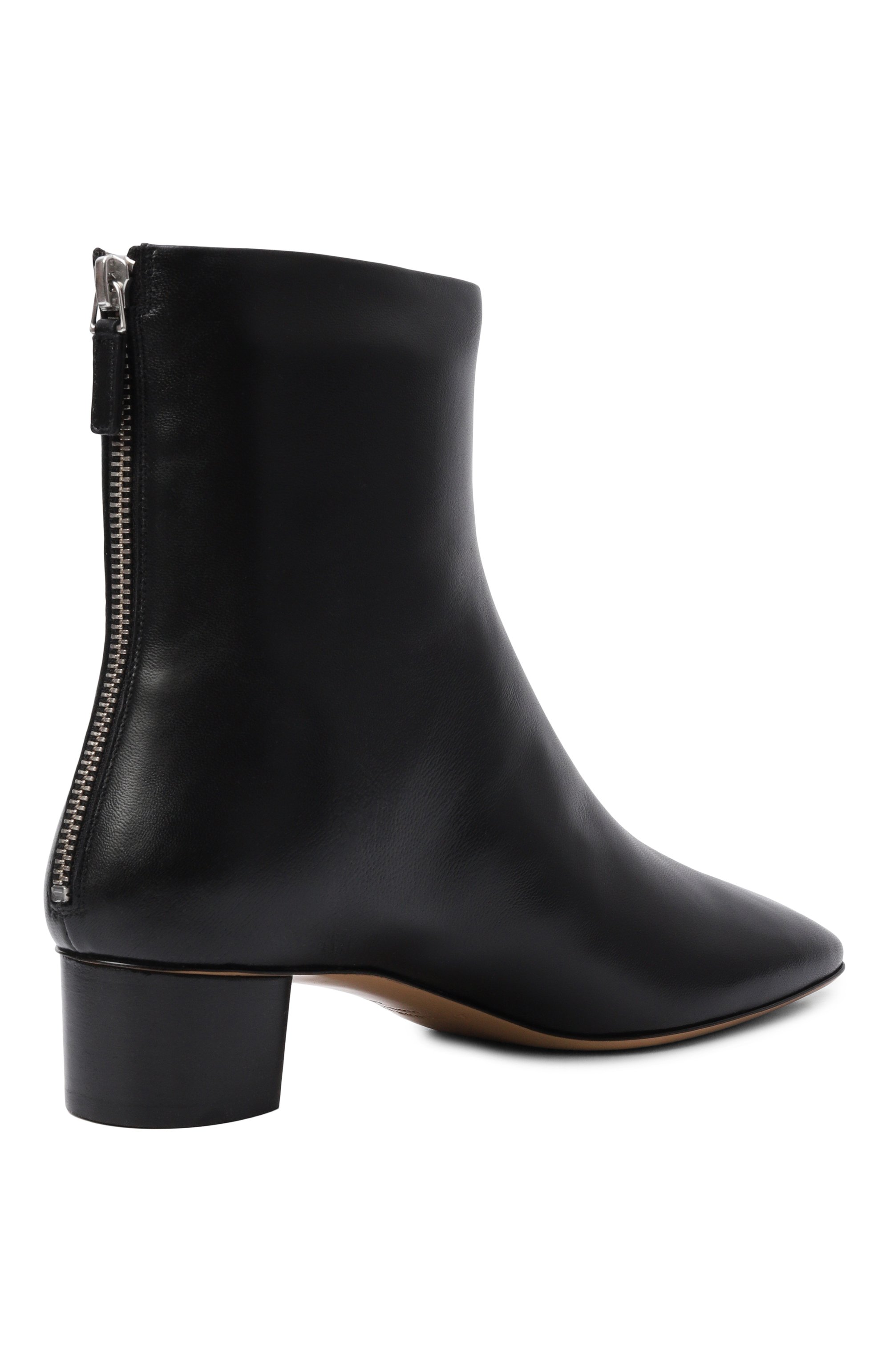 Кожаные ботильоны LE MONDE BERYL, арт. CAR-LEA-BLA, фото 5