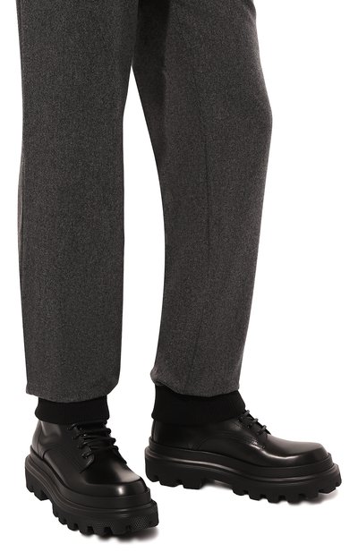 Кожаные ботинки DOLCE & GABBANA, арт. A60566/AB640, фото 3