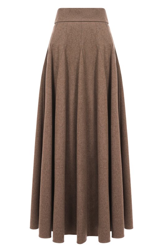 Шерстяная юбка Max Mara BELLIC01234 Бежевый BELLIC01234