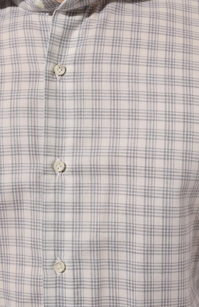 Хлопковая рубашка LUIGI BORRELLI, арт. SR10729, фото 5