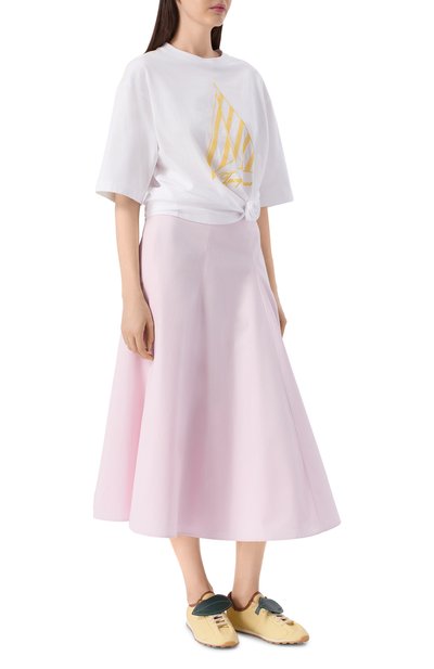 Текстильные кроссовки les tennis JACQUEMUS, арт. 26EF0W00175/AW00271, фото 3