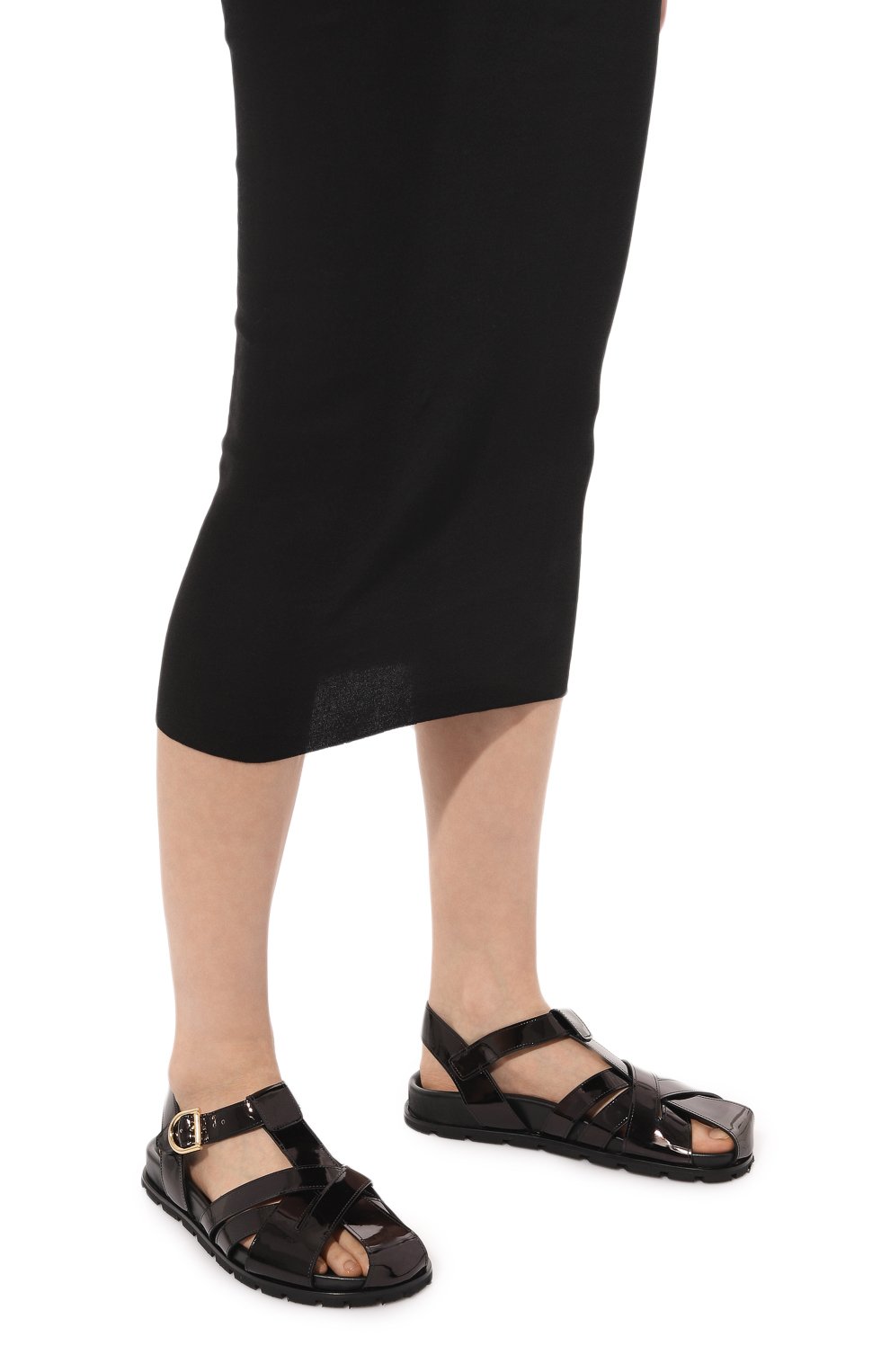 Кожаные сандалии DRIES VAN NOTEN, арт. WS231-590/QU119, фото 3