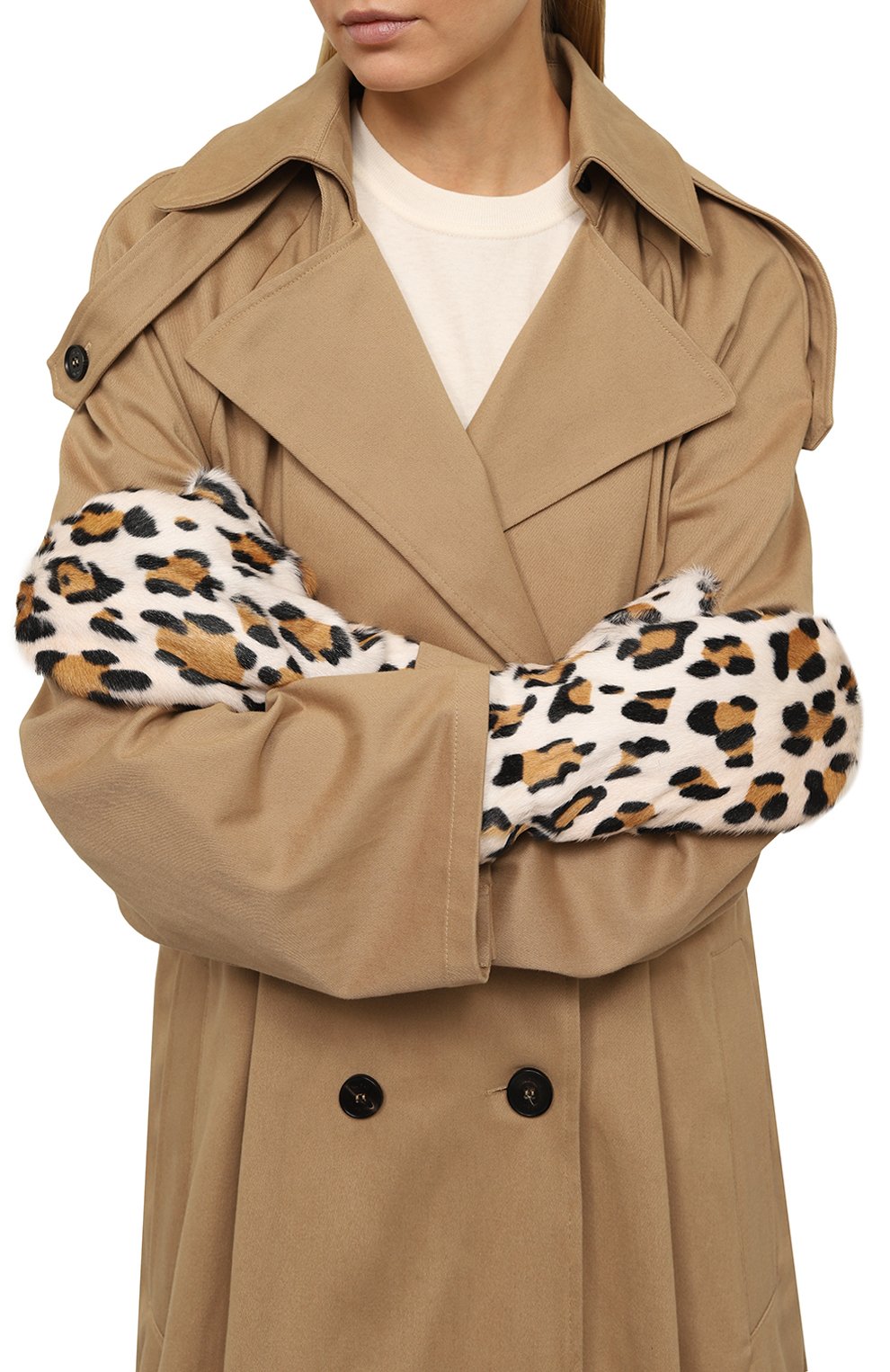 Варежки из меха козлика COLOR TEMPERATURE, арт. З-33/бн, фото 2