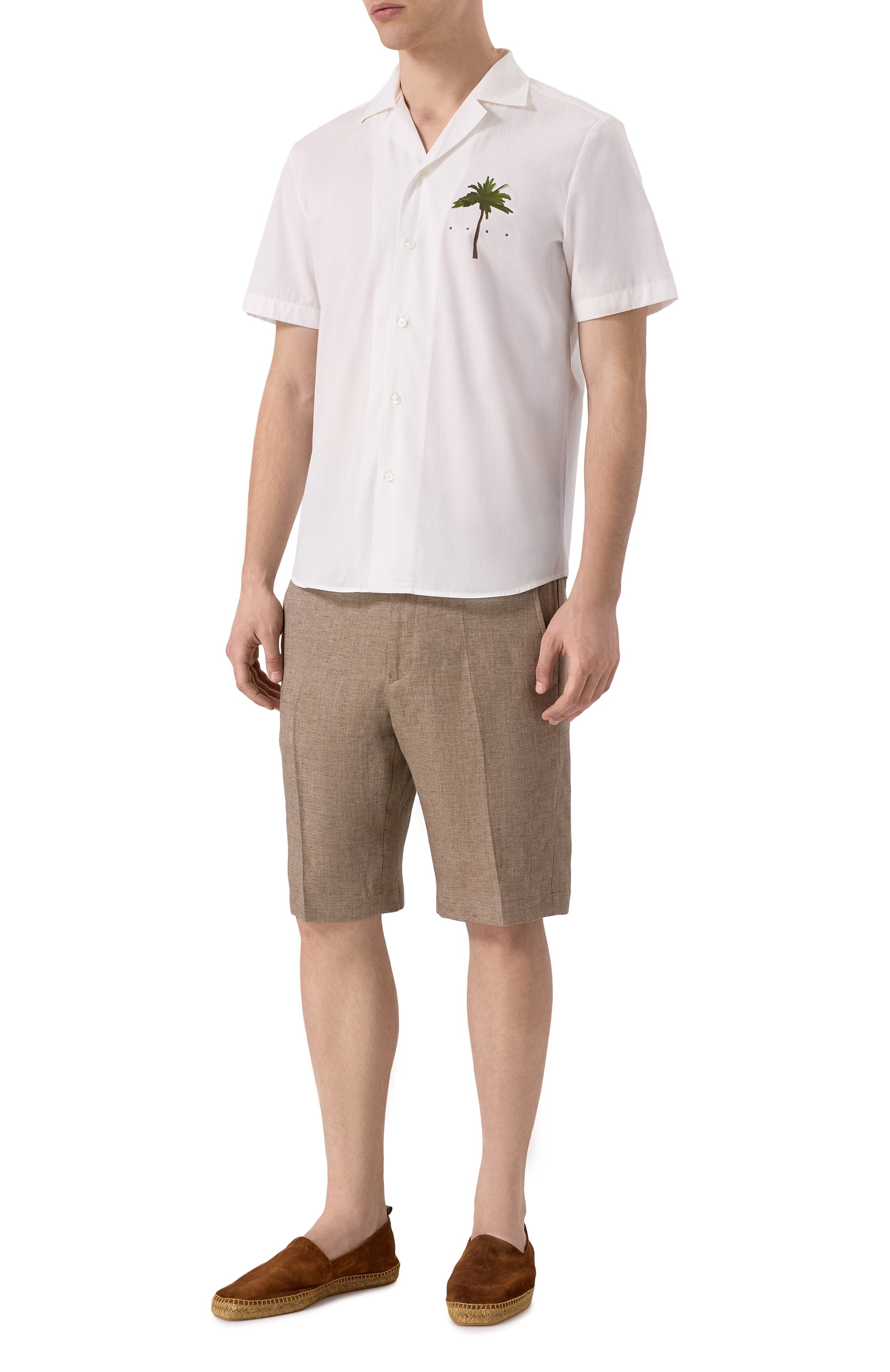 Хлопковая рубашка HUGO, арт. 50540153, фото 2