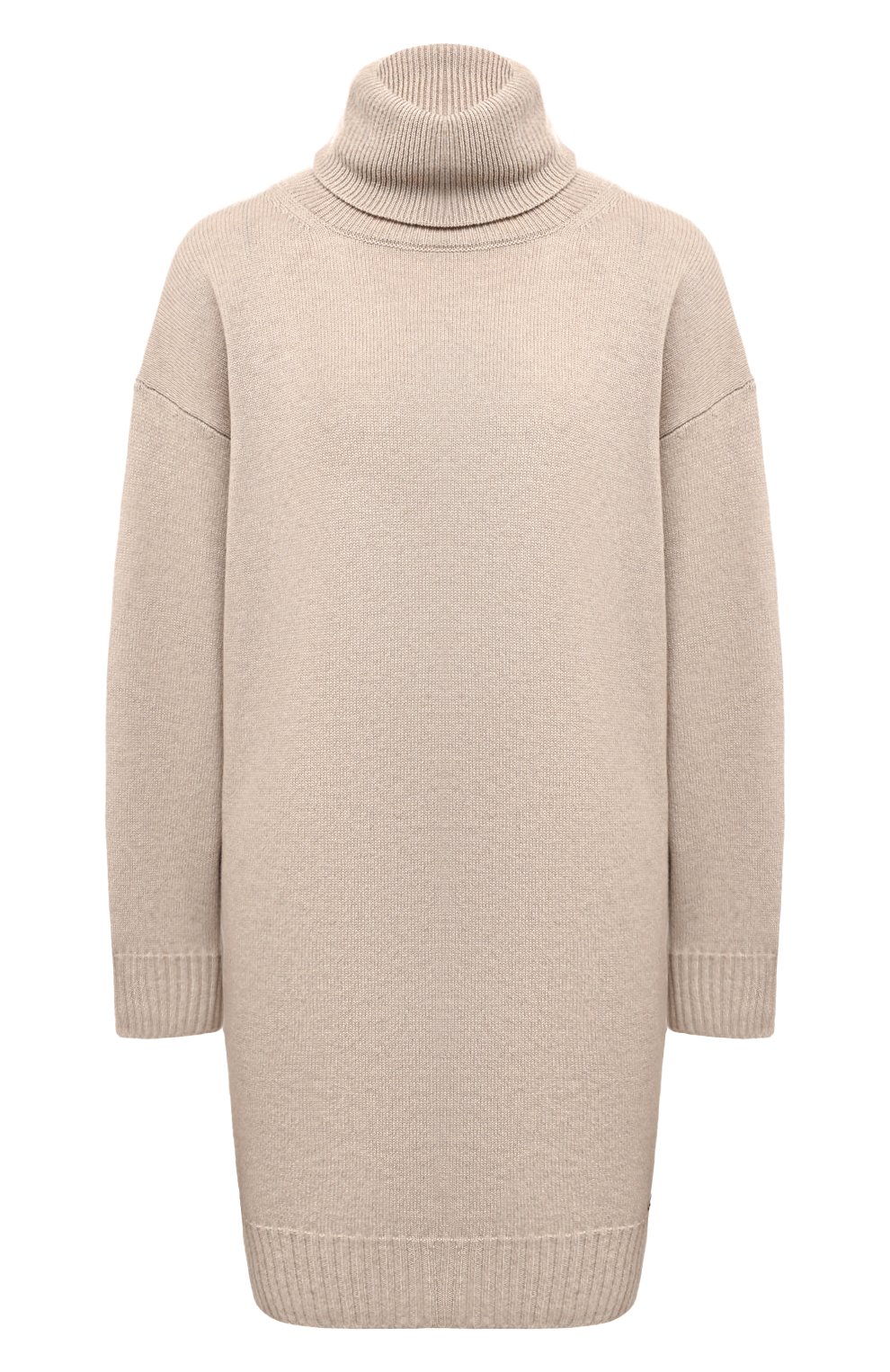 Кашемировое платье KITON бежевого цвета по цене 174500 руб., арт. D54715, фото 1 Кашемировое платье KITON, арт. D54715, фото 1