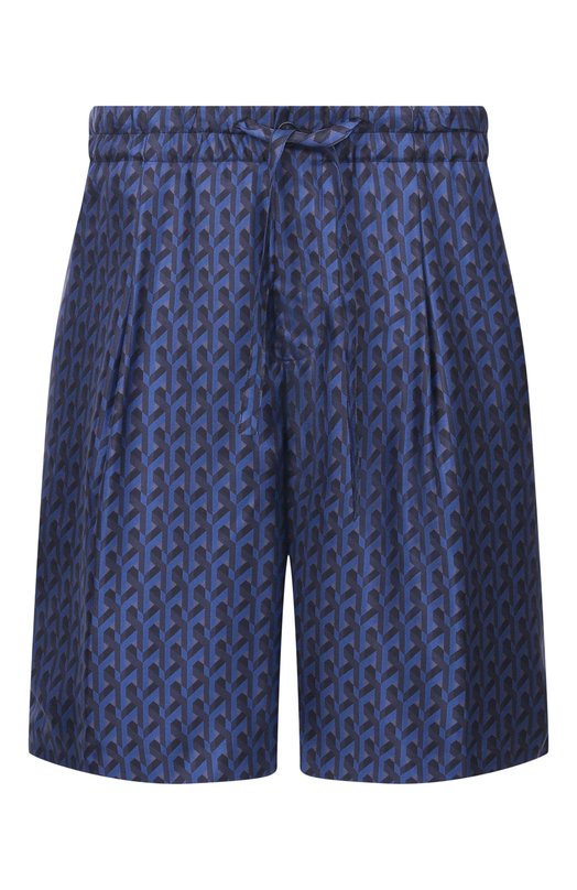 Шелковые шорты MVST M26.2PM.T021/F128 TWILL PRINT Синий M26.2PM.T021/F128 TWILL PRINT