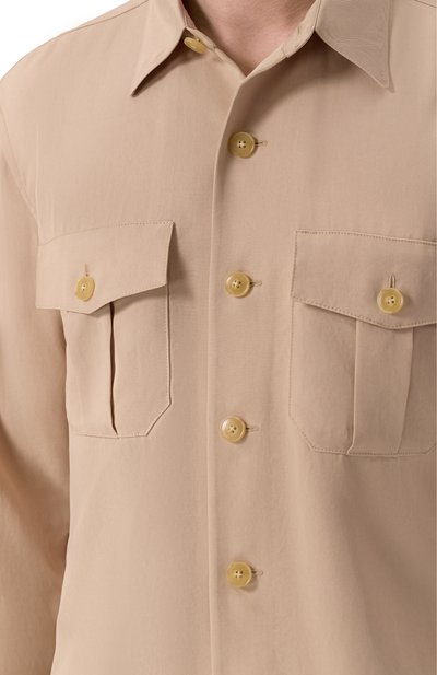 Рубашка из лиоцелла CANALI, арт. 31016/AE05574, фото 5