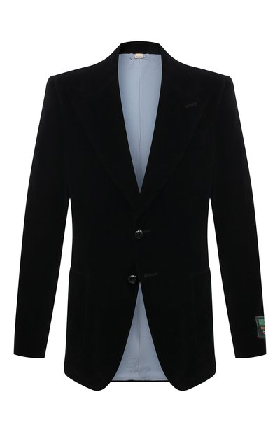 Пиджак из хлопка и льна GUCCI, арт. 648932/Z8AMW, фото 1