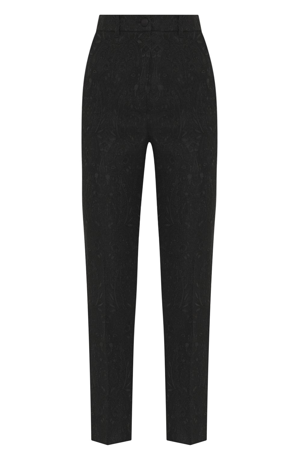 Брюки DOLCE & GABBANA черного цвета по цене 79950 руб., арт. FTAM2T/FJRCM, фото 1 Брюки DOLCE & GABBANA, арт. FTAM2T/FJRCM, фото 1