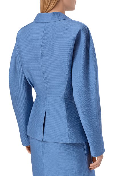 Жакет LANVIN голубого цвета по цене 374500 руб., арт. RW-JA0059-6256-E26, фото 4 Жакет LANVIN, арт. RW-JA0059-6256-E26, фото 4