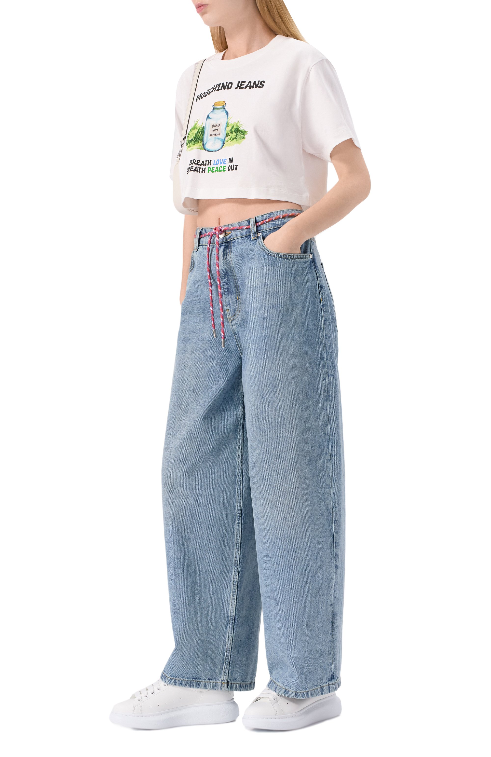 Хлопковая футболка M05CH1NO JEANS, арт. A0706/3229, фото 2