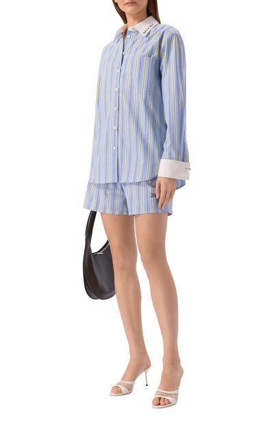 Хлопковая рубашка ZADIG AND VOLTAIRE, арт. WWSH02300, фото 2