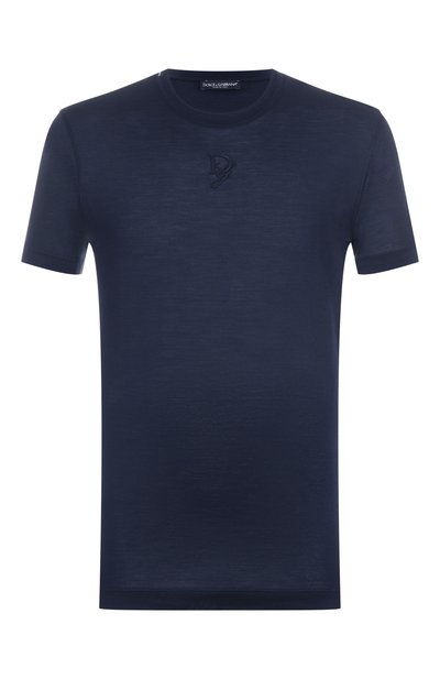 Мужская шелковая футболка DOLCE & GABBANA, арт. G8RN8Z/FU75F