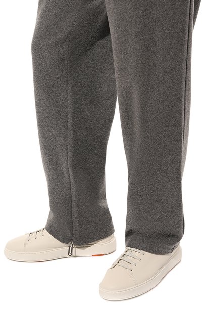 Кожаные кеды cleanic SANTONI, арт. MBCD21640BARTSB9I25, фото 3
