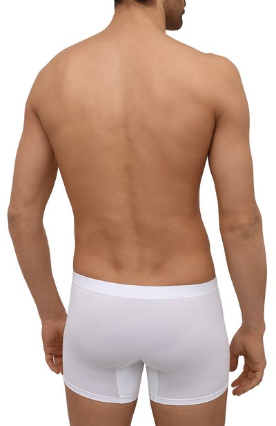 Хлопковые боксеры ZEGNA белого цвета по цене 5705 руб., арт. N2LC70050, фото 3 Хлопковые боксеры ZEGNA, арт. N2LC70050, фото 3