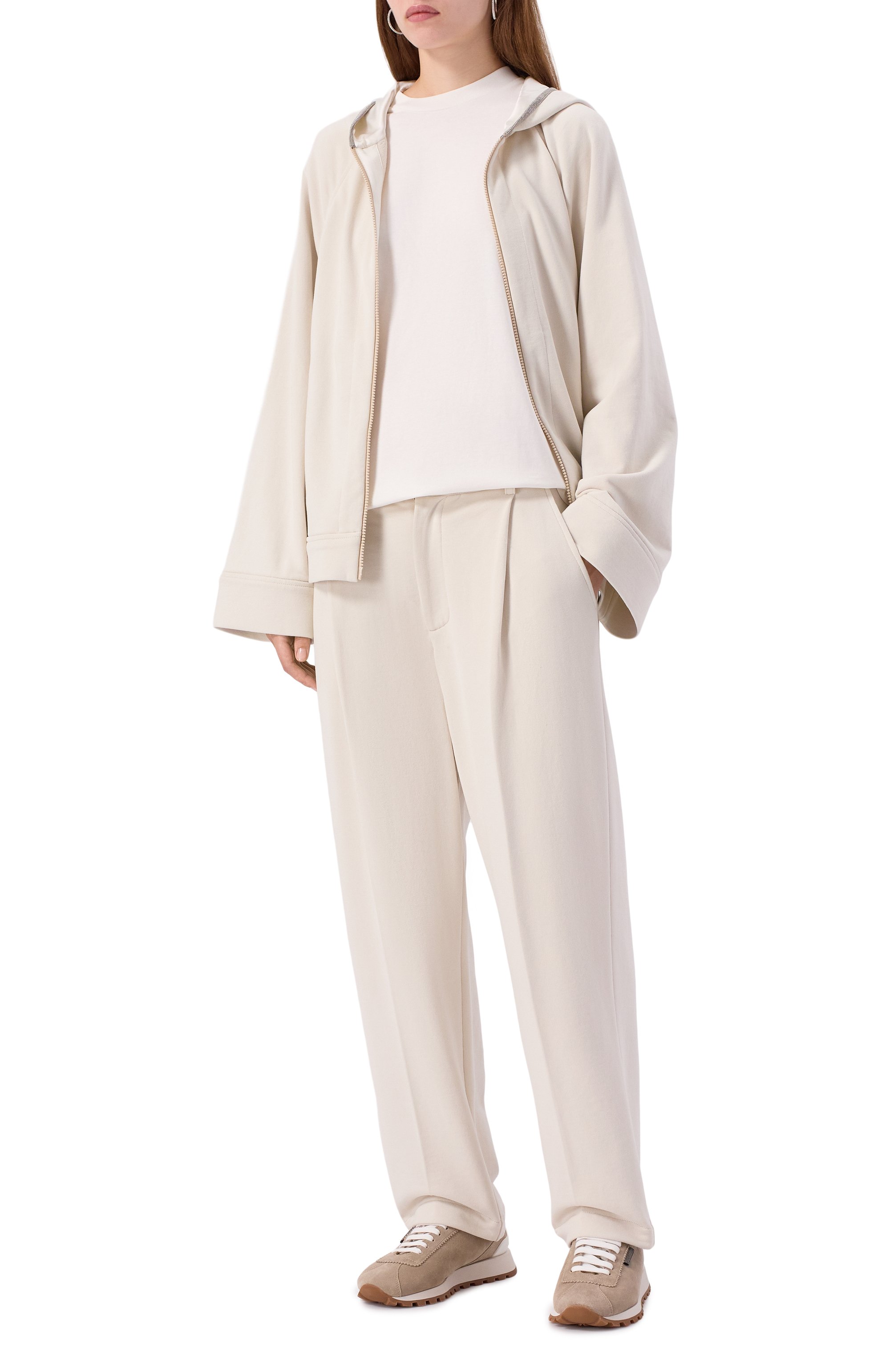 Хлопковые брюки BRUNELLO CUCINELLI, арт. MN05NSP799, фото 2