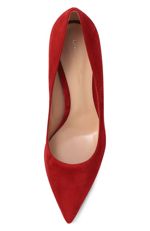 Замшевые туфли Gianvito 85 Gianvito Rossi G24580.85RIC.CAMR0UG Красный  G24580.85RIC.CAMR0UG Фото 6