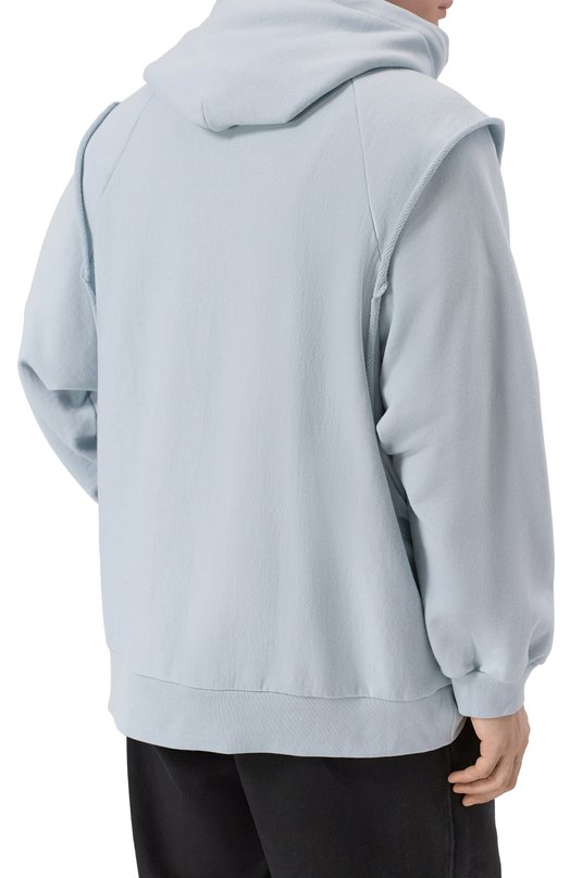 Хлопковое худи Undercover UC2E4803-1 Голубой  UC2E4803-1 Фото 4