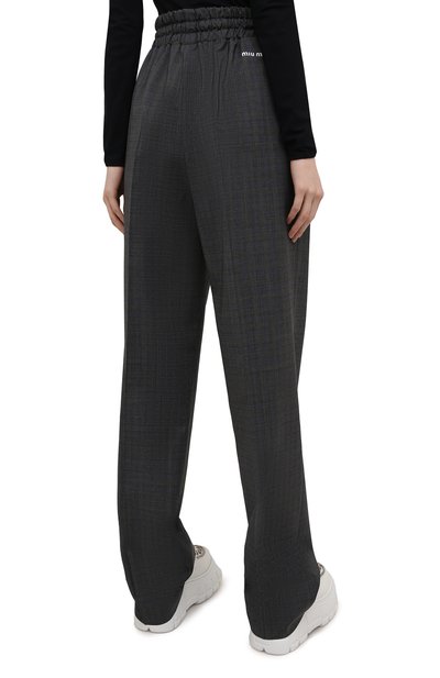 Шерстяные брюки MIU MIU, арт. MP1514-1Z3R-F0308, фото 4