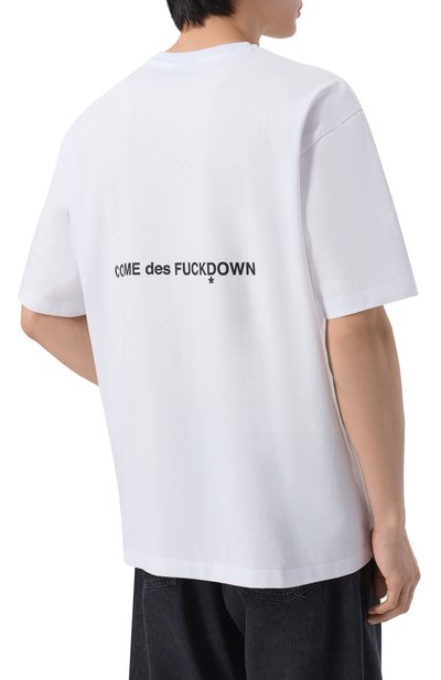 Хлопковая футболка COMME DES FUCKDOWN, арт. CFABM01901, фото 4