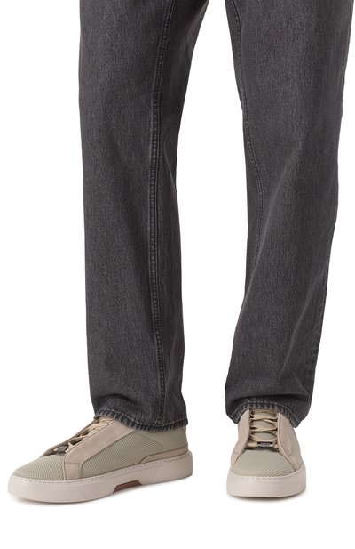 Текстильные кеды gary BOSS, арт. 50539108, фото 3