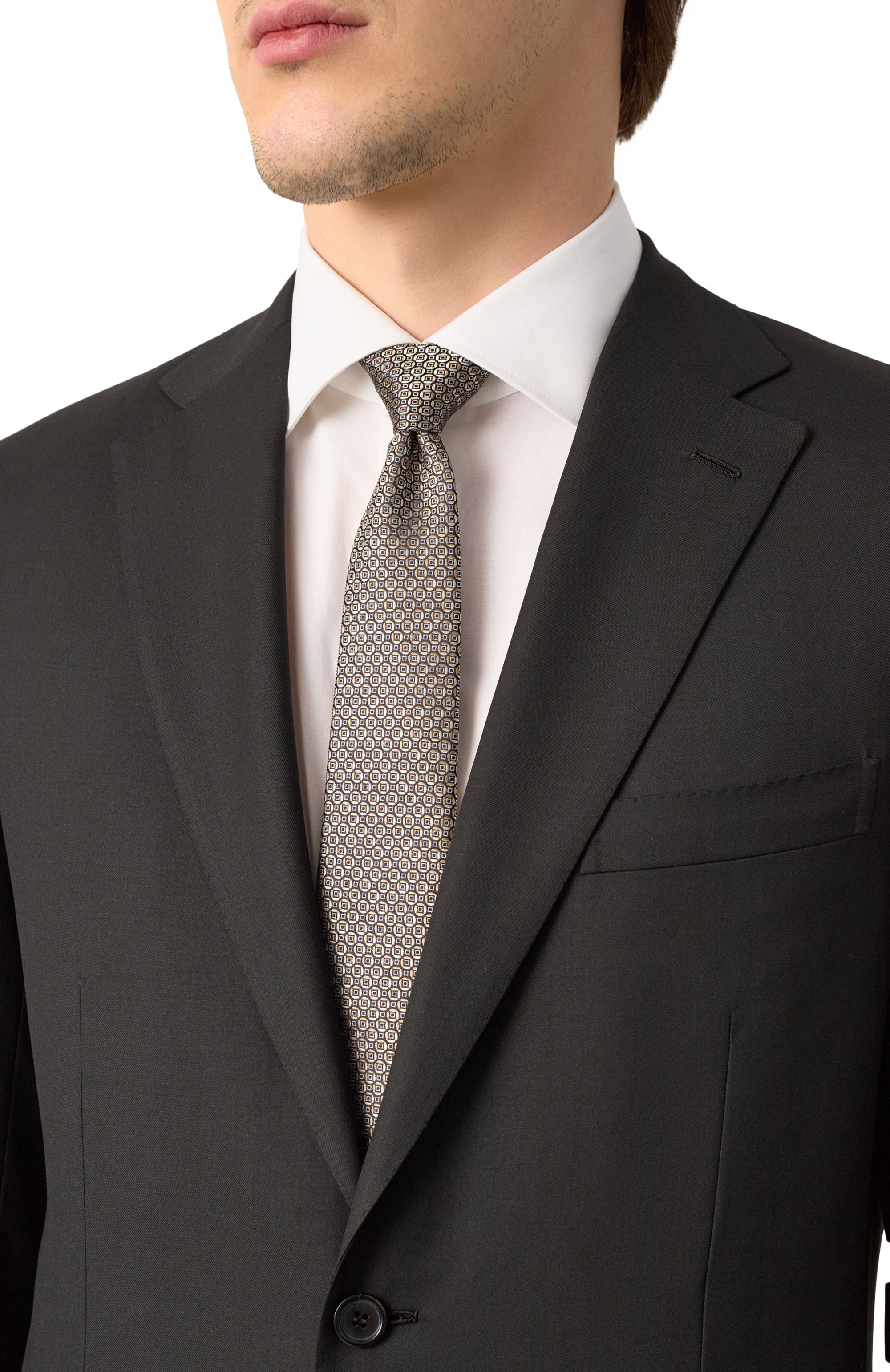 Шелковый галстук CANALI, арт. 18/HJ04190, фото 2