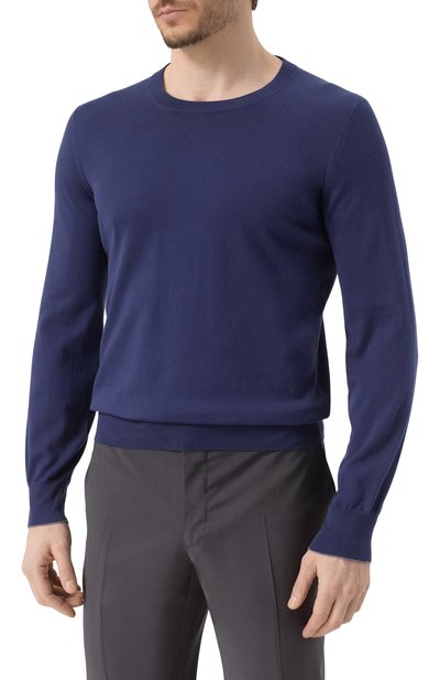 Хлопковый джемпер BRUNELLO CUCINELLI, арт. M2900100, фото 3