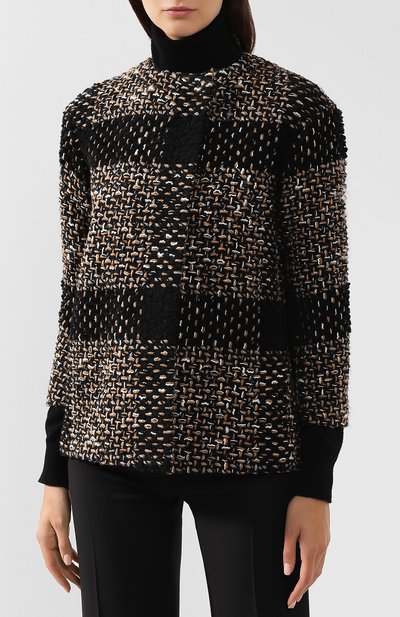 Жакет KITON коричневого цвета по цене 332000 руб., арт. D48521K04S38, фото 3 Жакет KITON, арт. D48521K04S38, фото 3