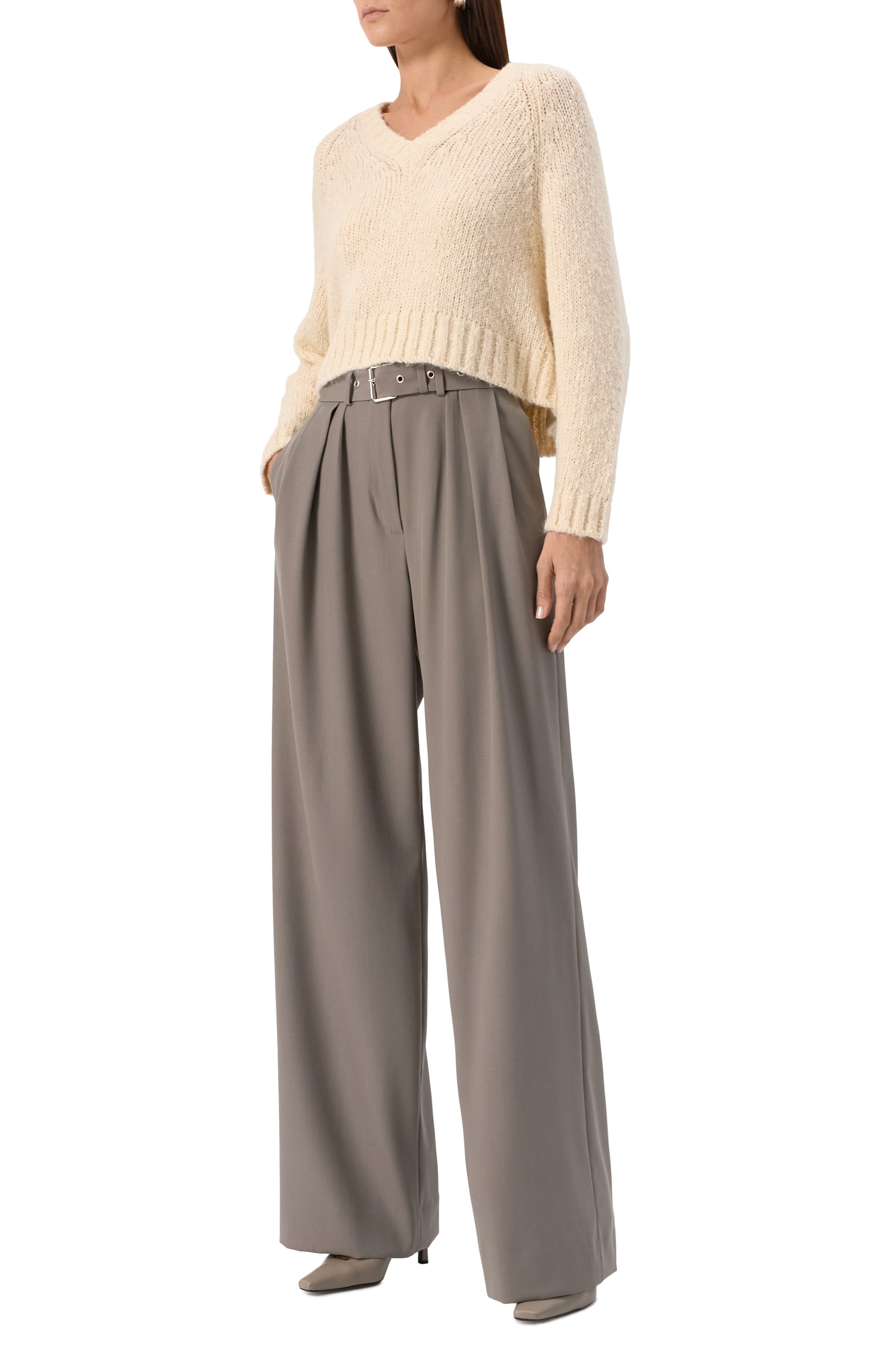 Свитер из хлопка и шерсти WEEKEND MAX MARA, арт. AL0A, фото 2