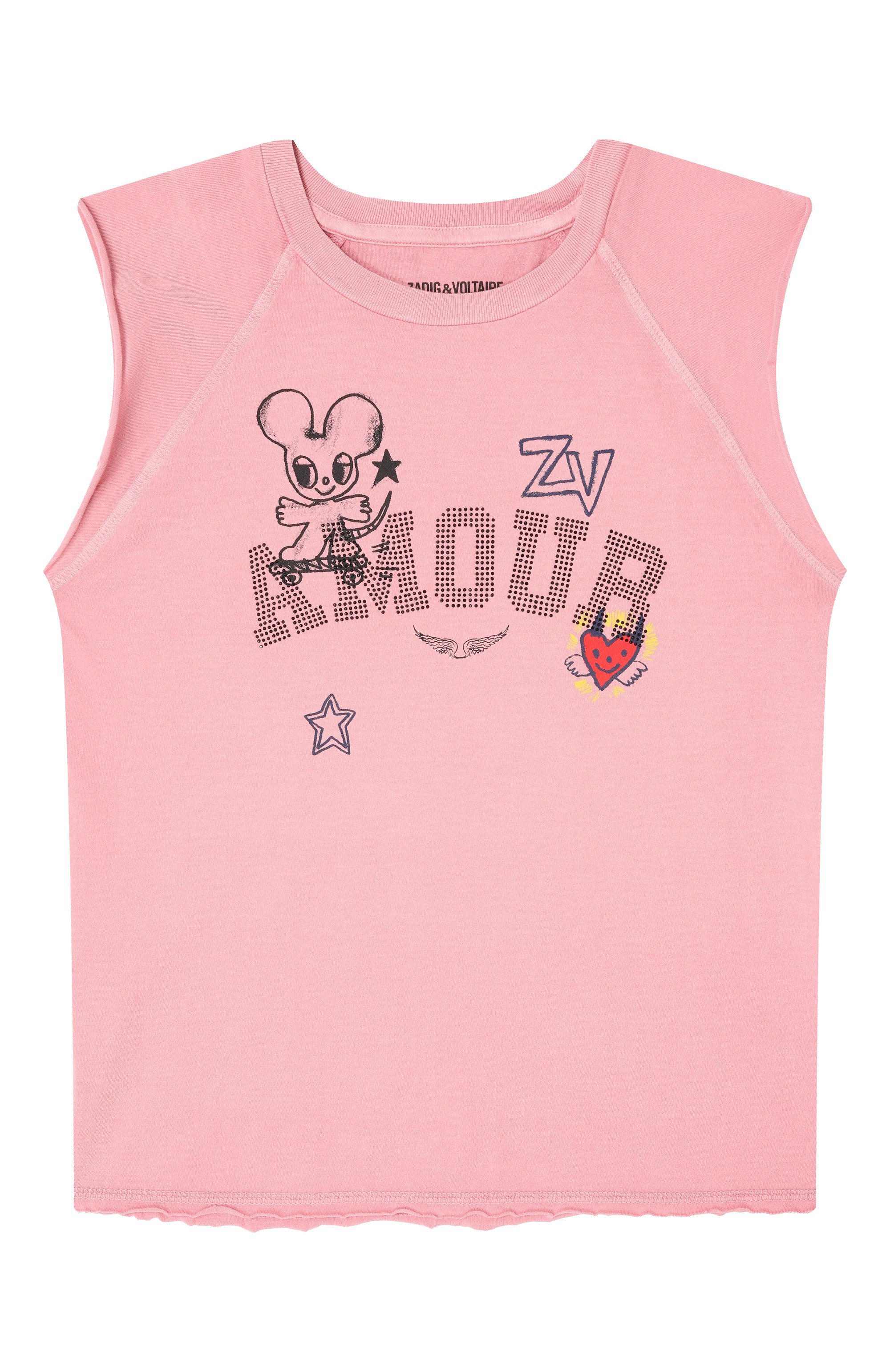 Хлопковая майка ZADIG AND VOLTAIRE, арт. X60315, фото 1