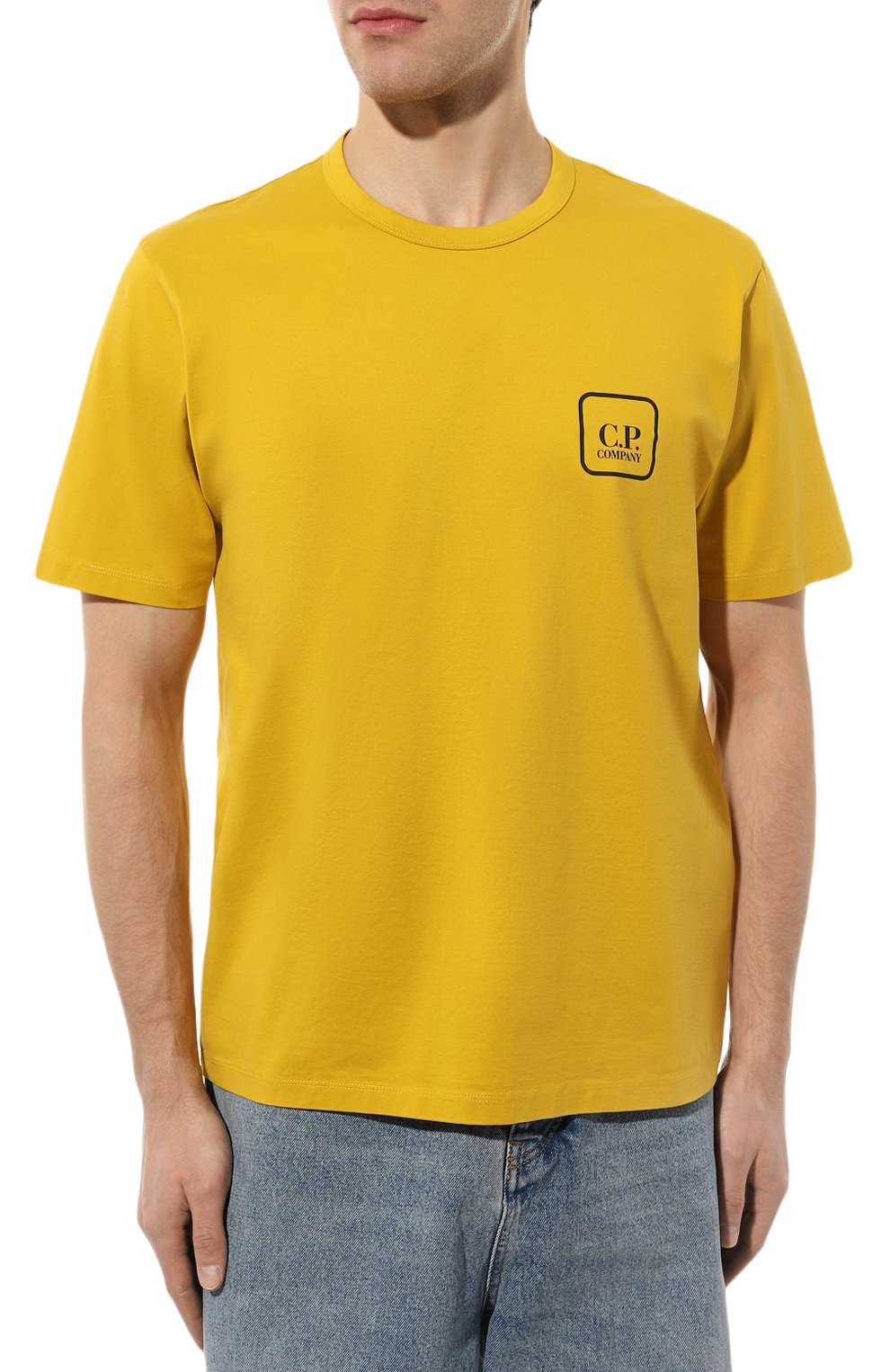 Хлопковая футболка C.P. COMPANY, арт. 16CLTS046A006370W, фото 3