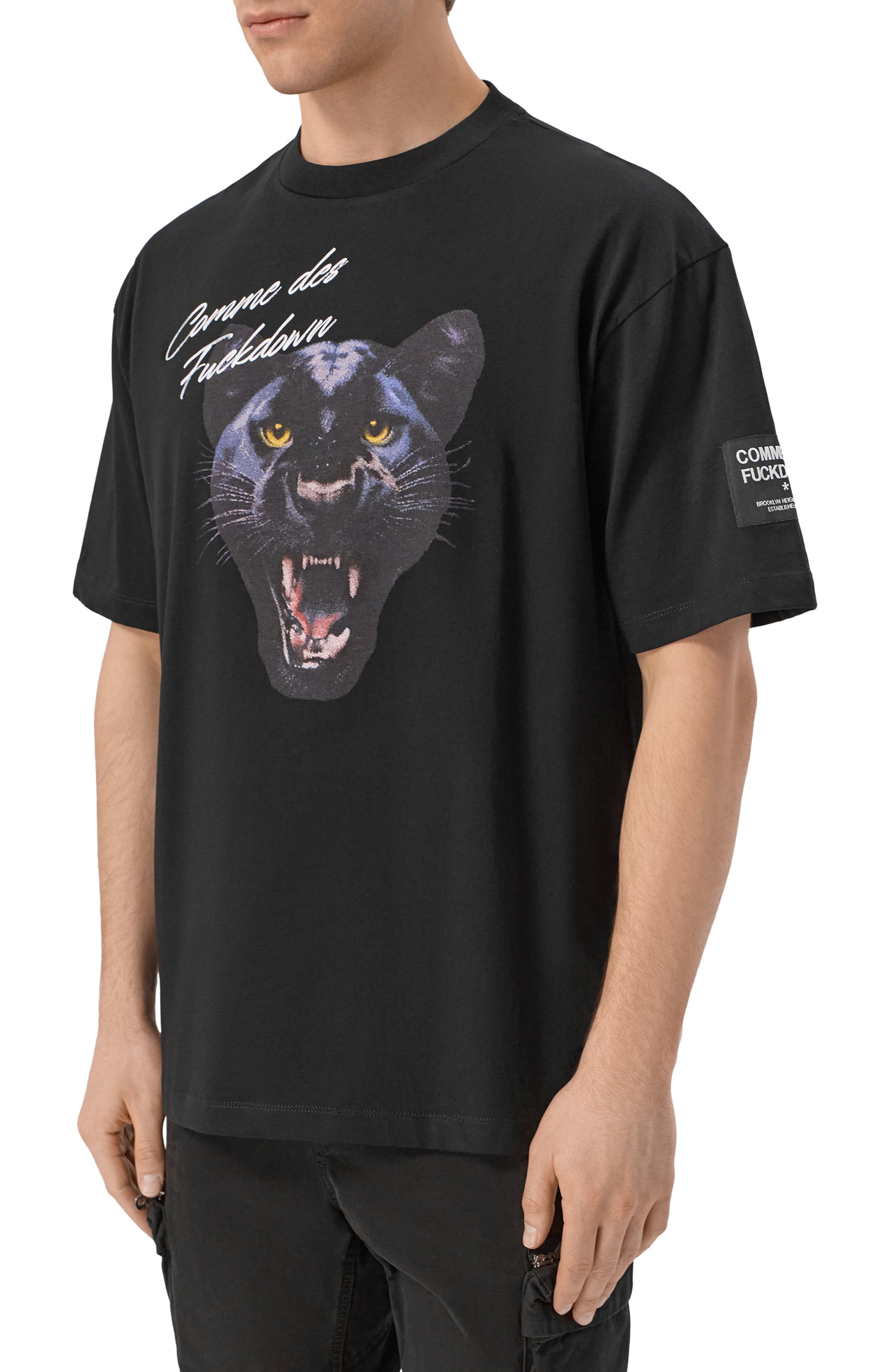 Хлопковая футболка COMME DES FUCKDOWN, арт. CFABM01977, фото 3