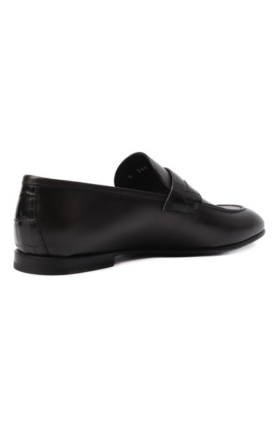 Кожаные пенни-лоферы BARRETT, арт. 261U014.4/BETIS CREAM, фото 4