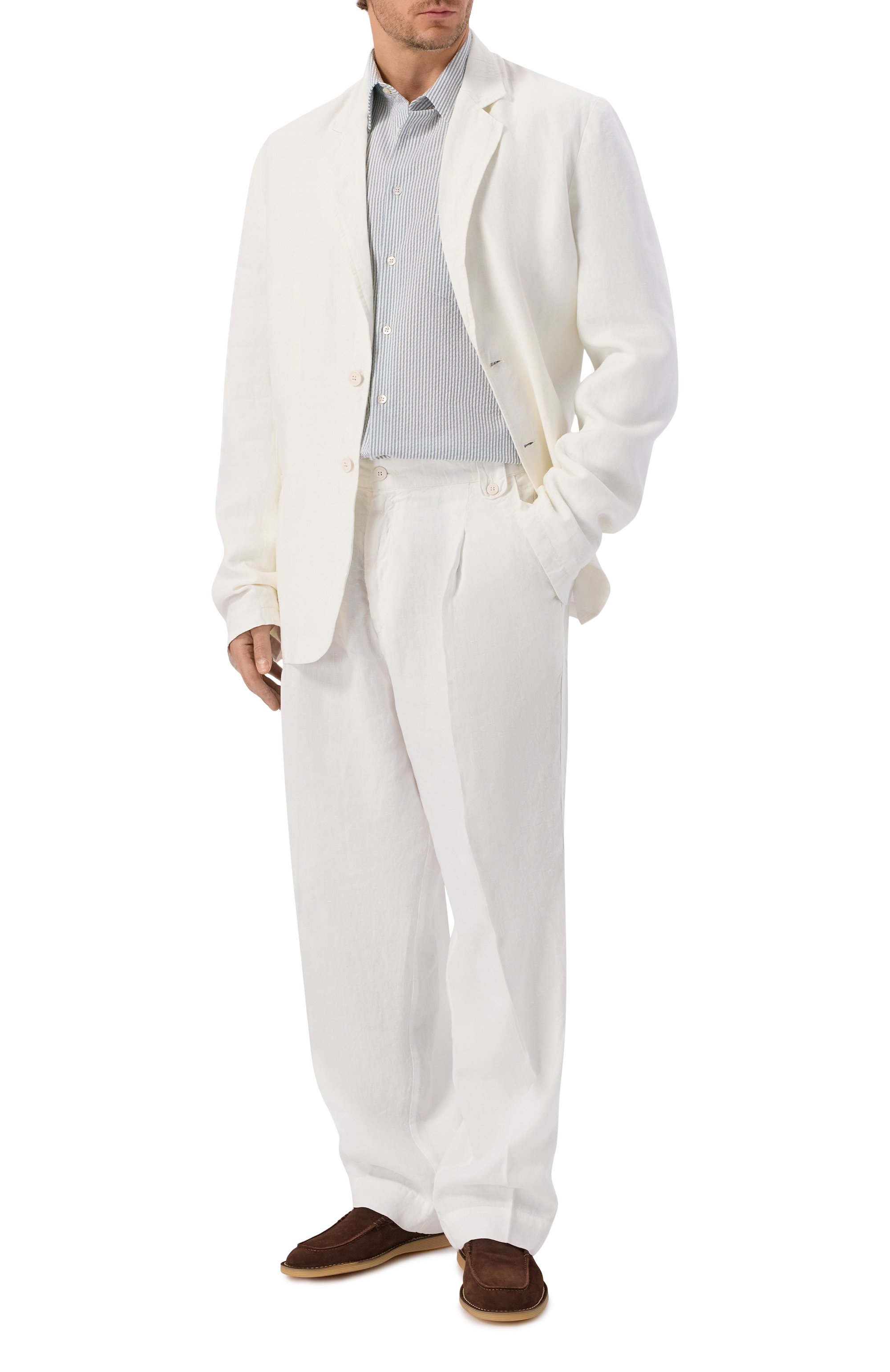 Льняной пиджак INLINUM, арт. JAC0B/TR0PEA, фото 2