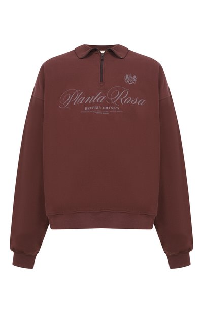 Женский хлопковый свитшот PLANTA ROSA, арт. PR/A1/BLAZON/370VELVET