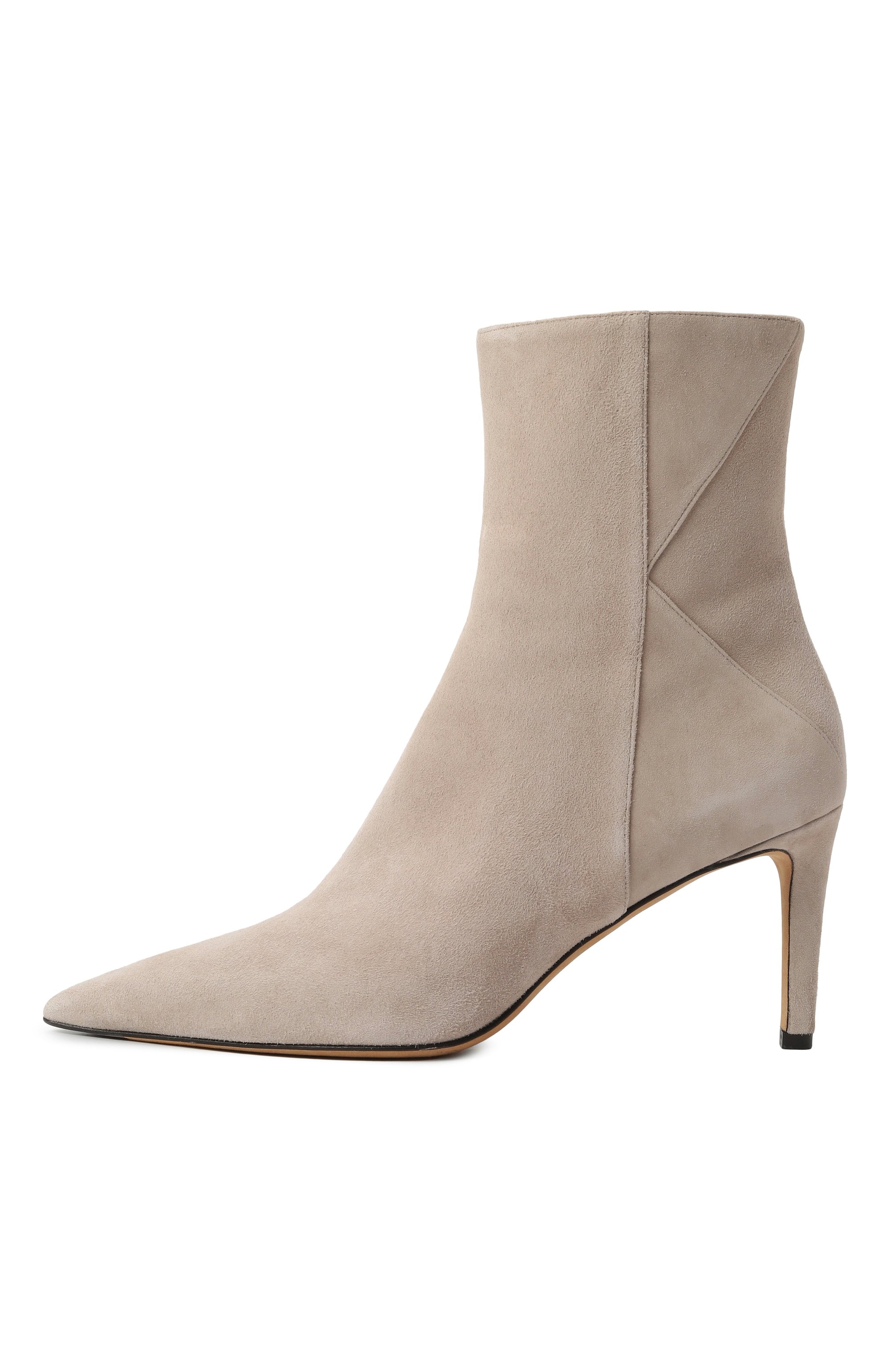 Замшевые ботильоны KITON, арт. D56823K0525F03, фото 4